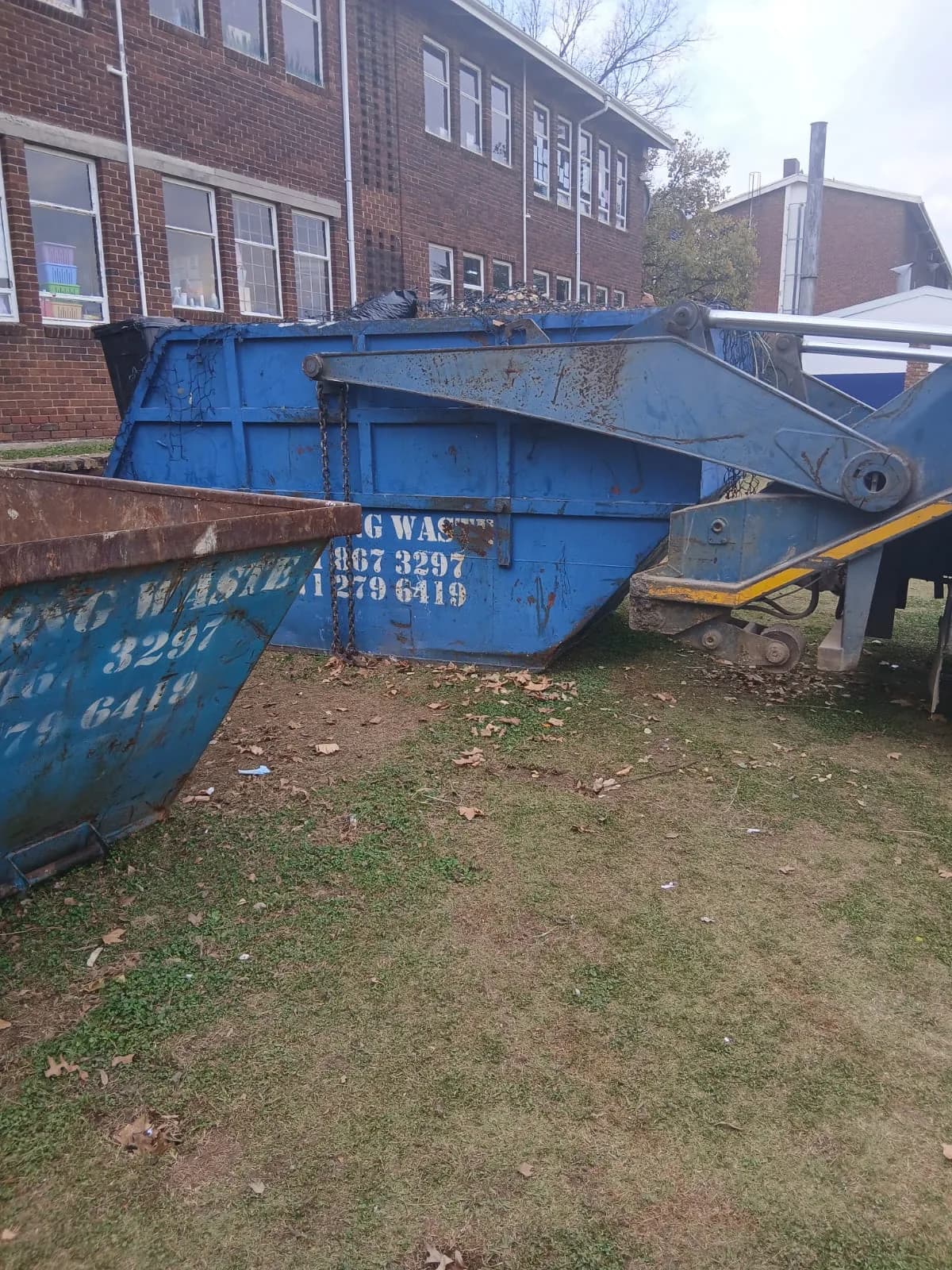 Nkageng Waste skips placed at a commercial property in Gauteng